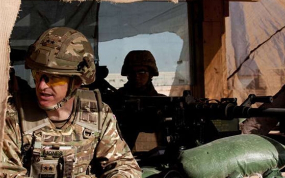 Army Behind the New Frontlines